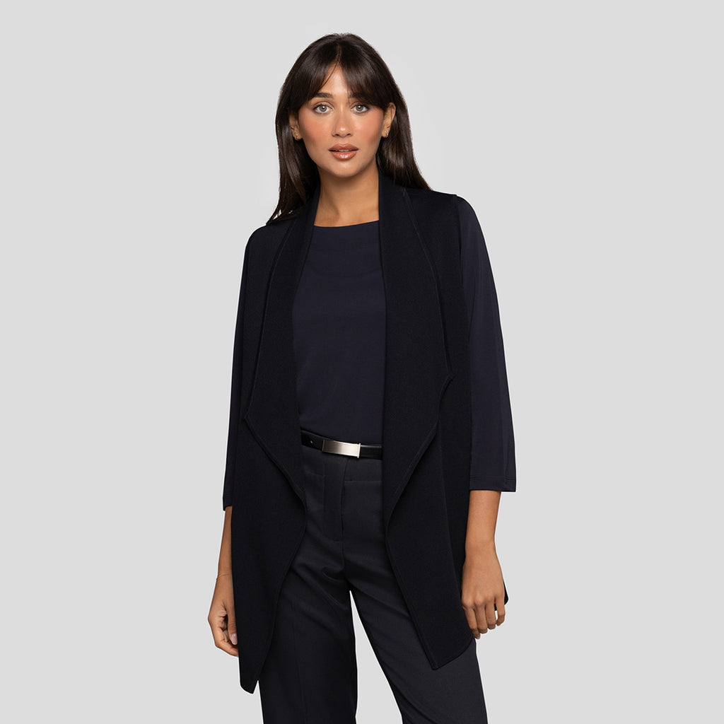 Milano Knit Waterfall Vest