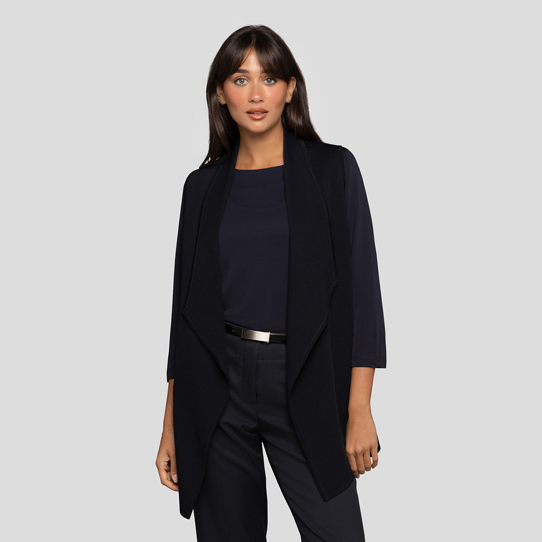 Milano Knit Waterfall Vest
