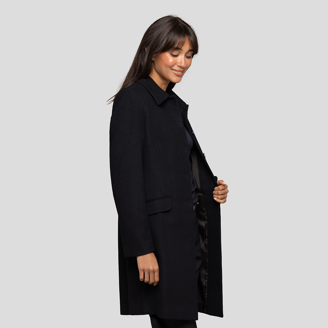 Wool Blend Overcoat
