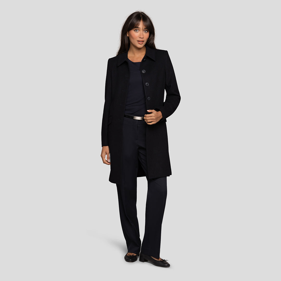 Wool Blend Overcoat