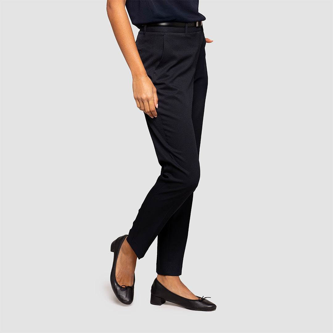 Cropped Slim Leg Pant