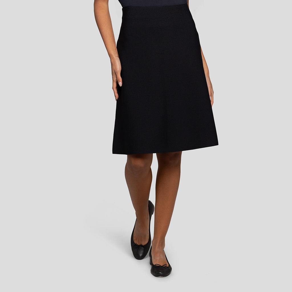Milano Knit A-line Skirt