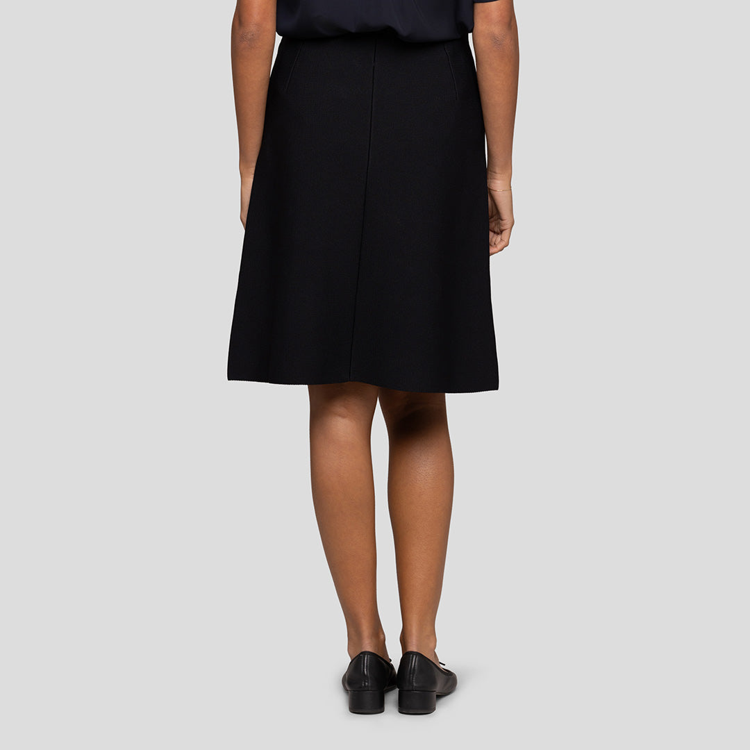 Milano Knit A-line Skirt