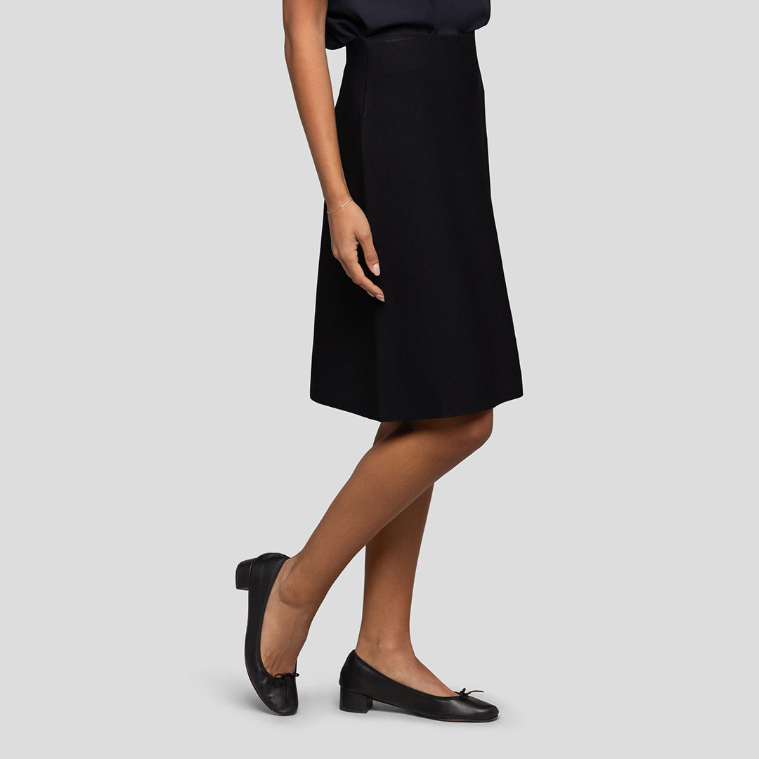 Milano Knit A-line Skirt