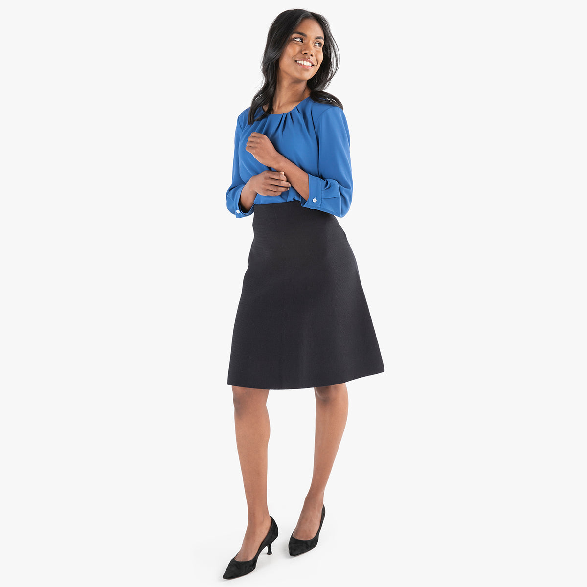 Milano Knit A-line Skirt