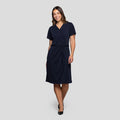 Knit Wrap Dress
