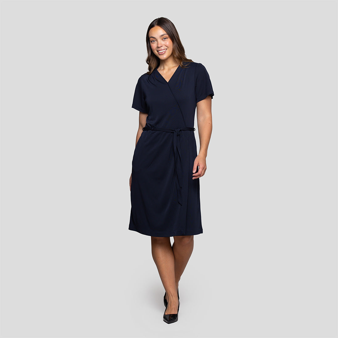 Knit Wrap Dress