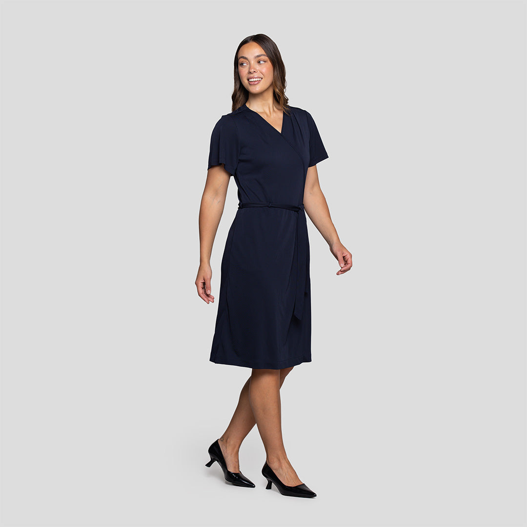 Knit Wrap Dress