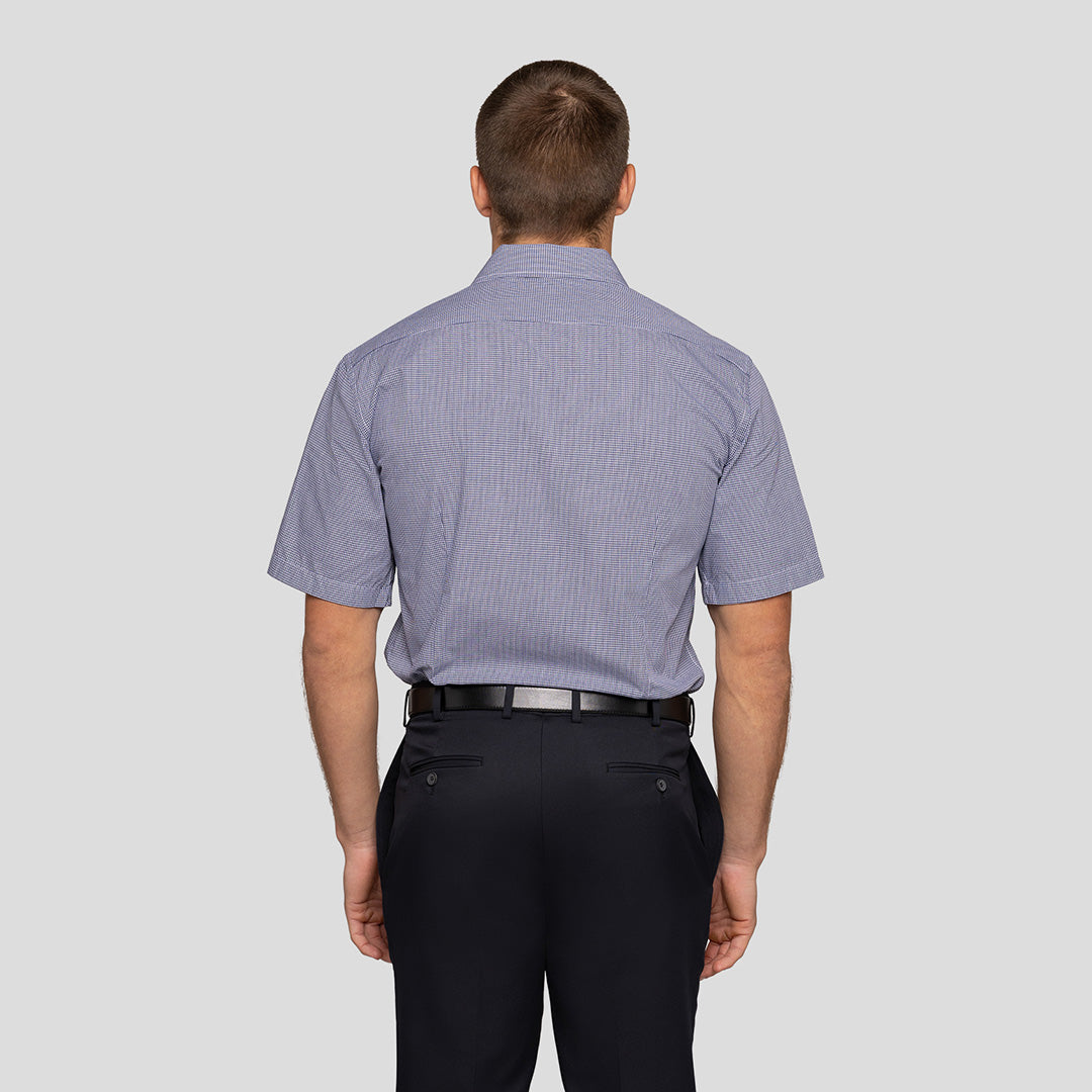 Tailored Fit Check Shirt Short Sleeve