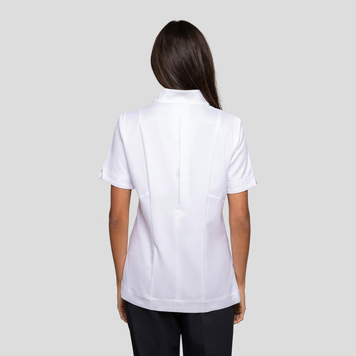 Asymmetric Pharmacy Jacket, Short Sleeve