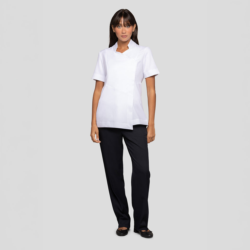 Asymmetric Pharmacy Jacket, Short Sleeve