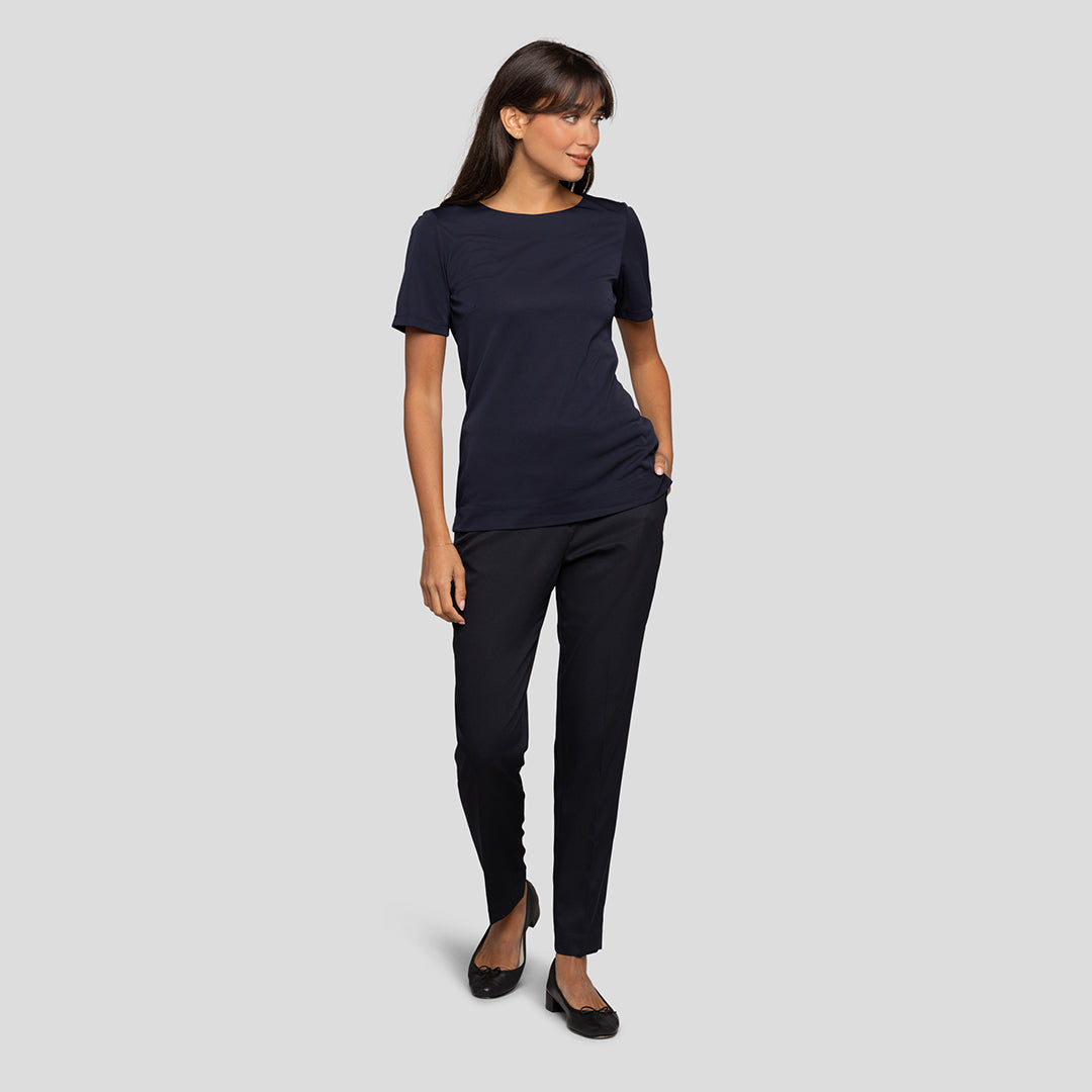 Soft Knit Boat Neck Top