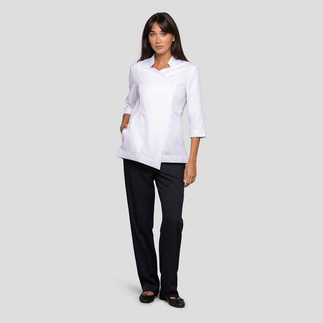 Asymmetric Pharmacy Jacket, 3/4 Sleeve