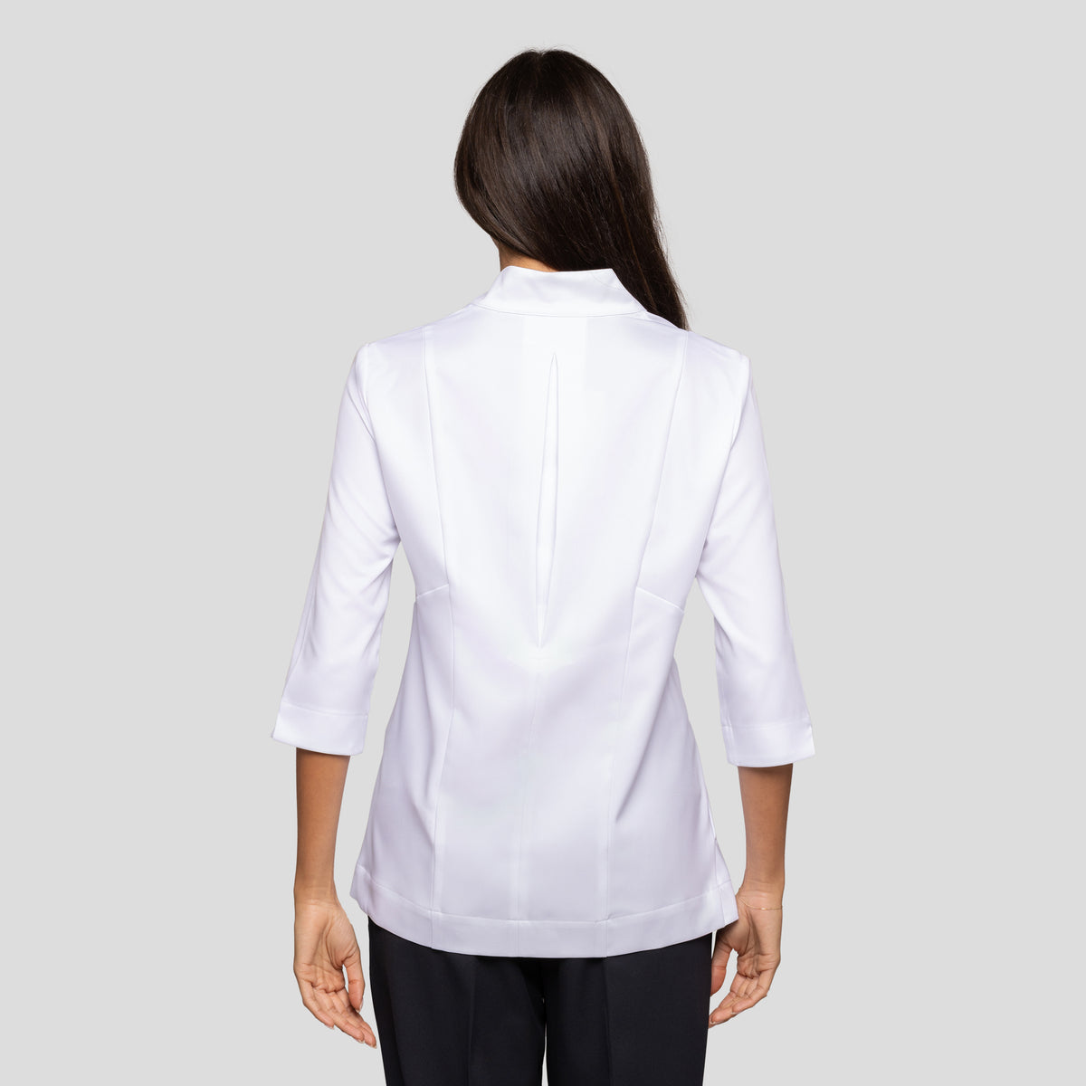 Asymmetric Pharmacy Jacket, 3/4 Sleeve