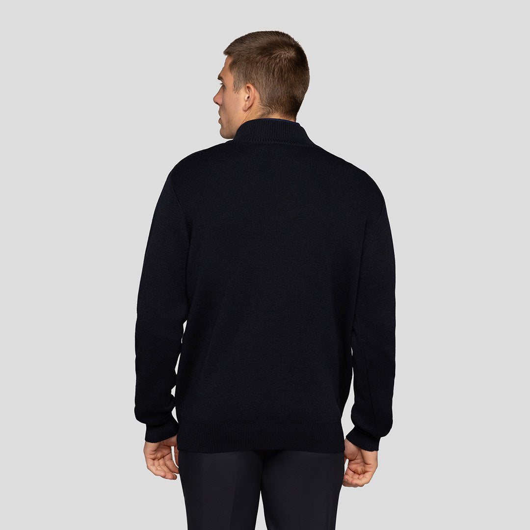 Men's 1/2 Zip Knit Jumper