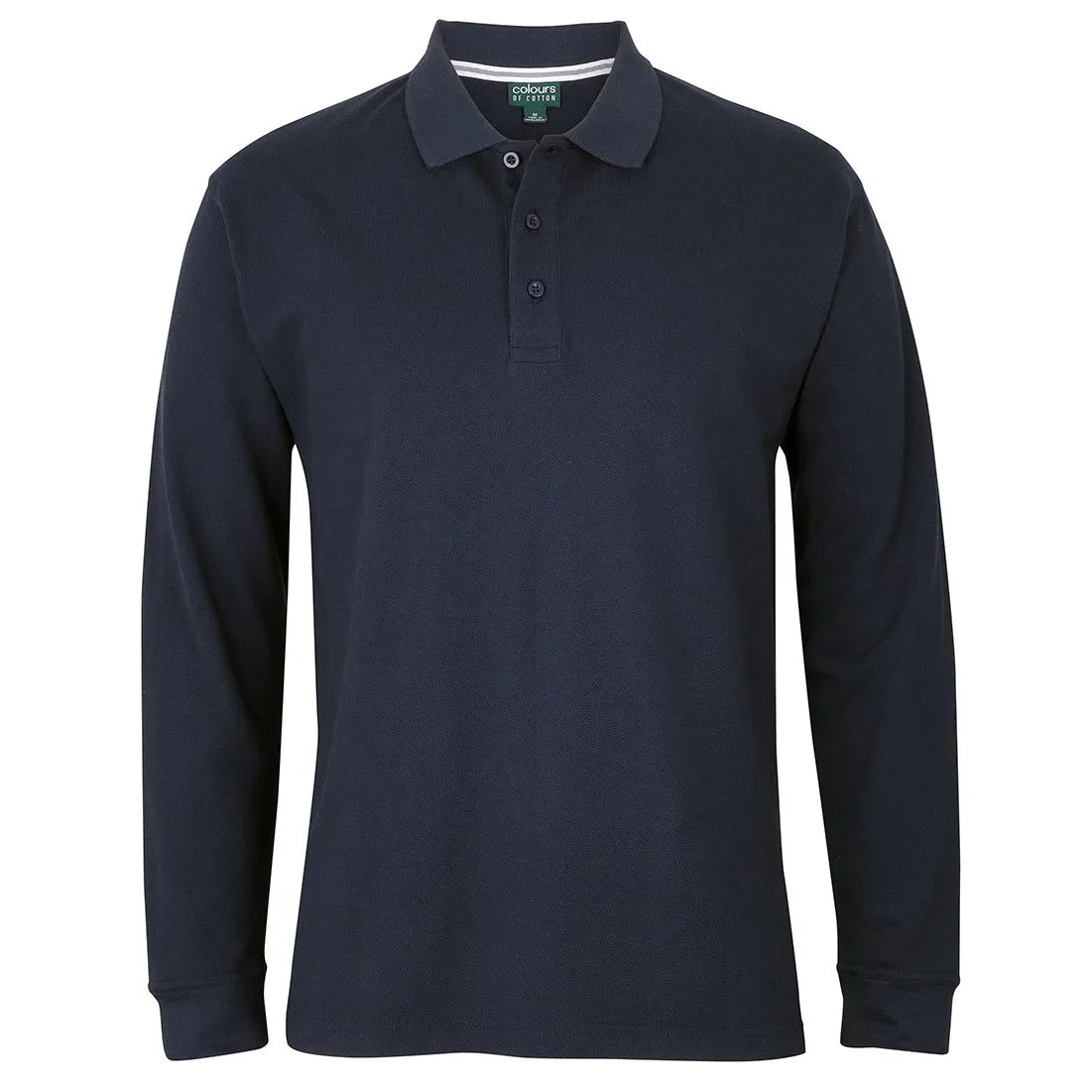Long‑Sleeve Pique Polo