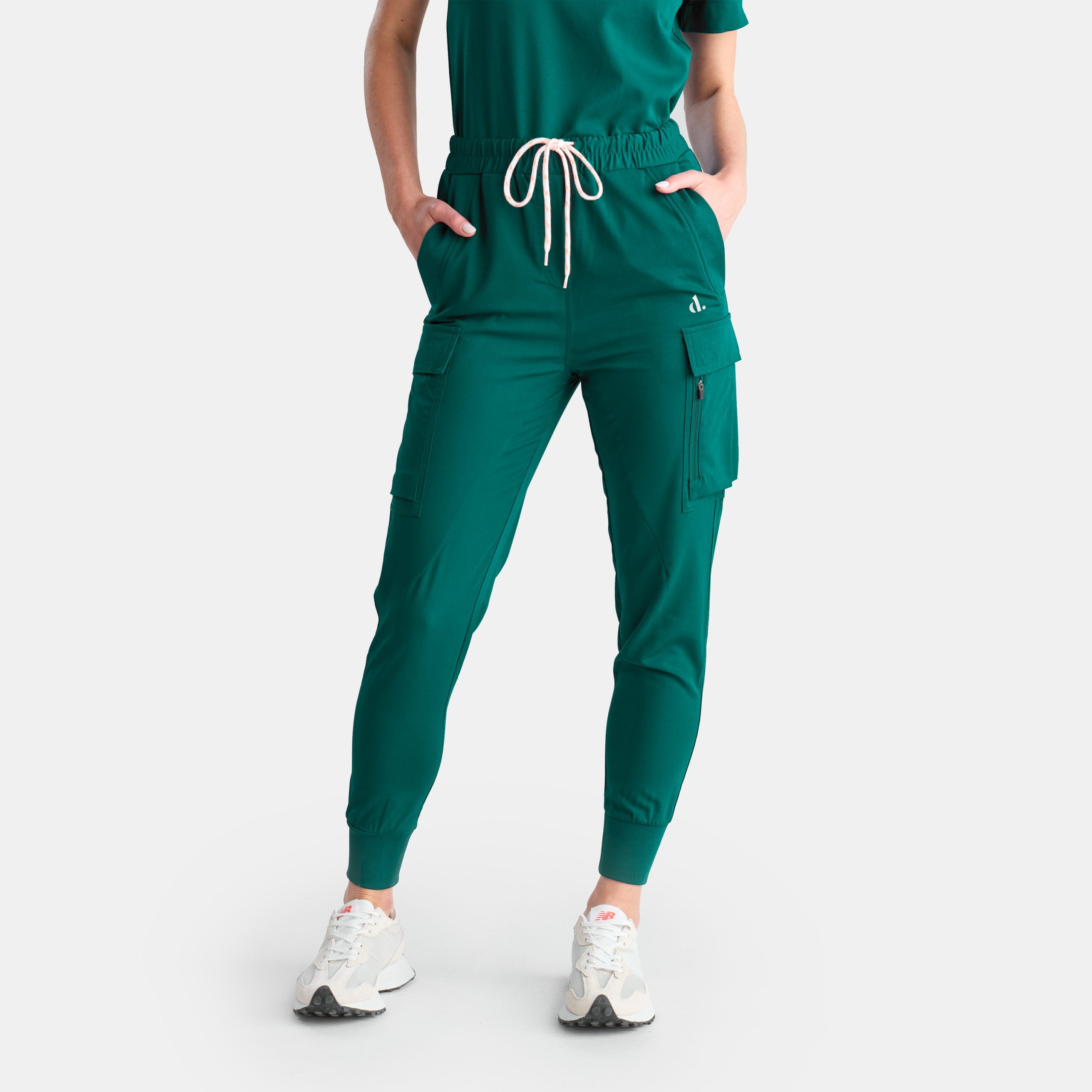 Found that high waisted jogger scrubs make me feel the most