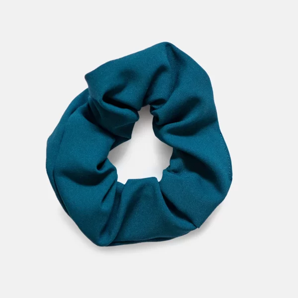 Matching Lagoon Blue Scrunchies to Complete the Look with Our Scrubs. These Scrunchies Perfectly Complement the Color and Style of Our Scrubs, Adding a Touch of Elegance and Coordination to Your Outfit.